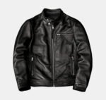 Onyx Black Cowhide Leather Jacket